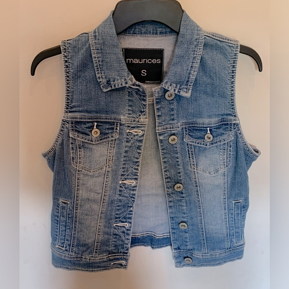 Maurices denim vest